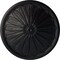 Ekena Millwork Brontes Ceiling Medallion (Fits Canopies up to 3 5/8"), Hand-Painted Steel Gray, 25 1/2"OD x 5 1/2"P CM25BRSGS - alternate 1
